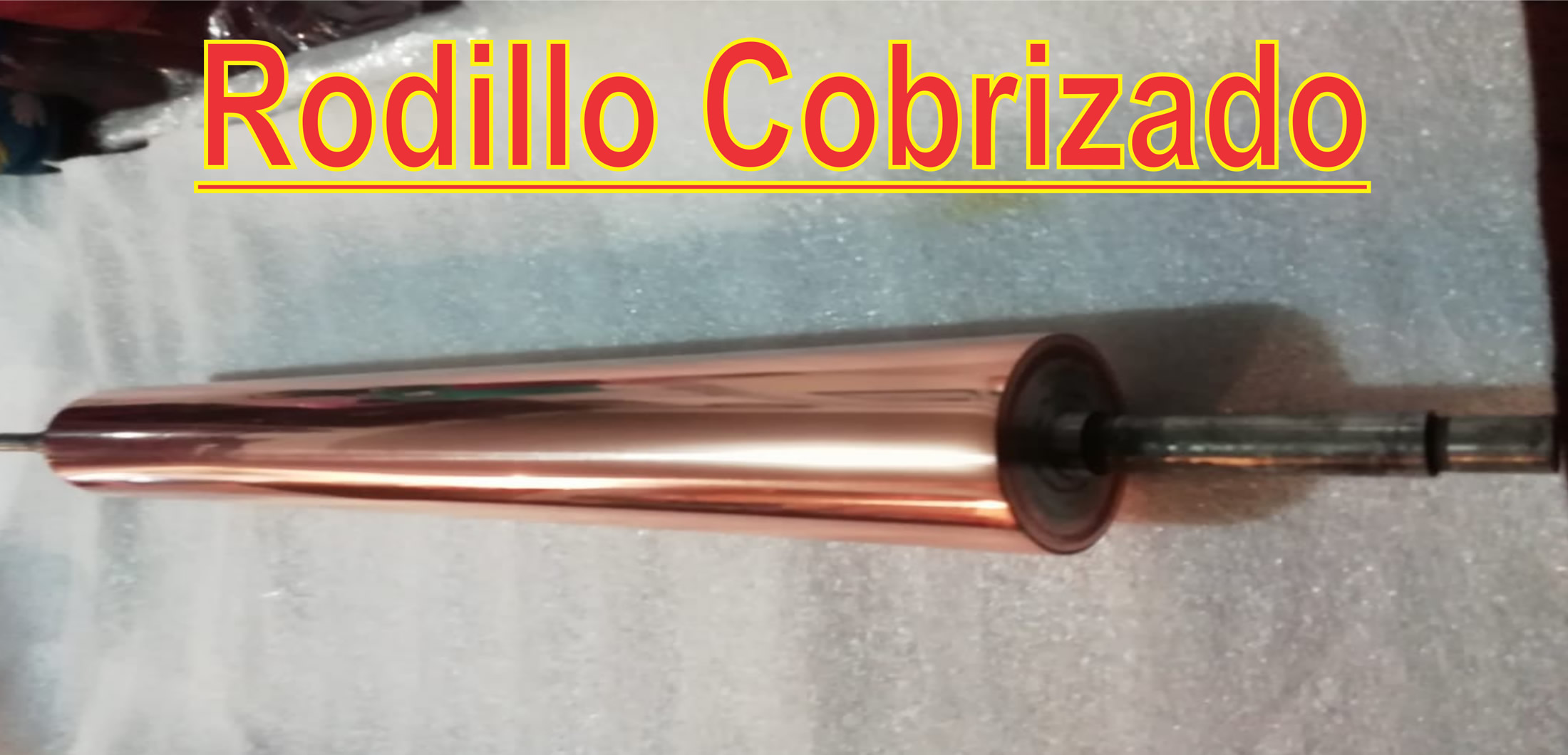 Rodillo cobrizado