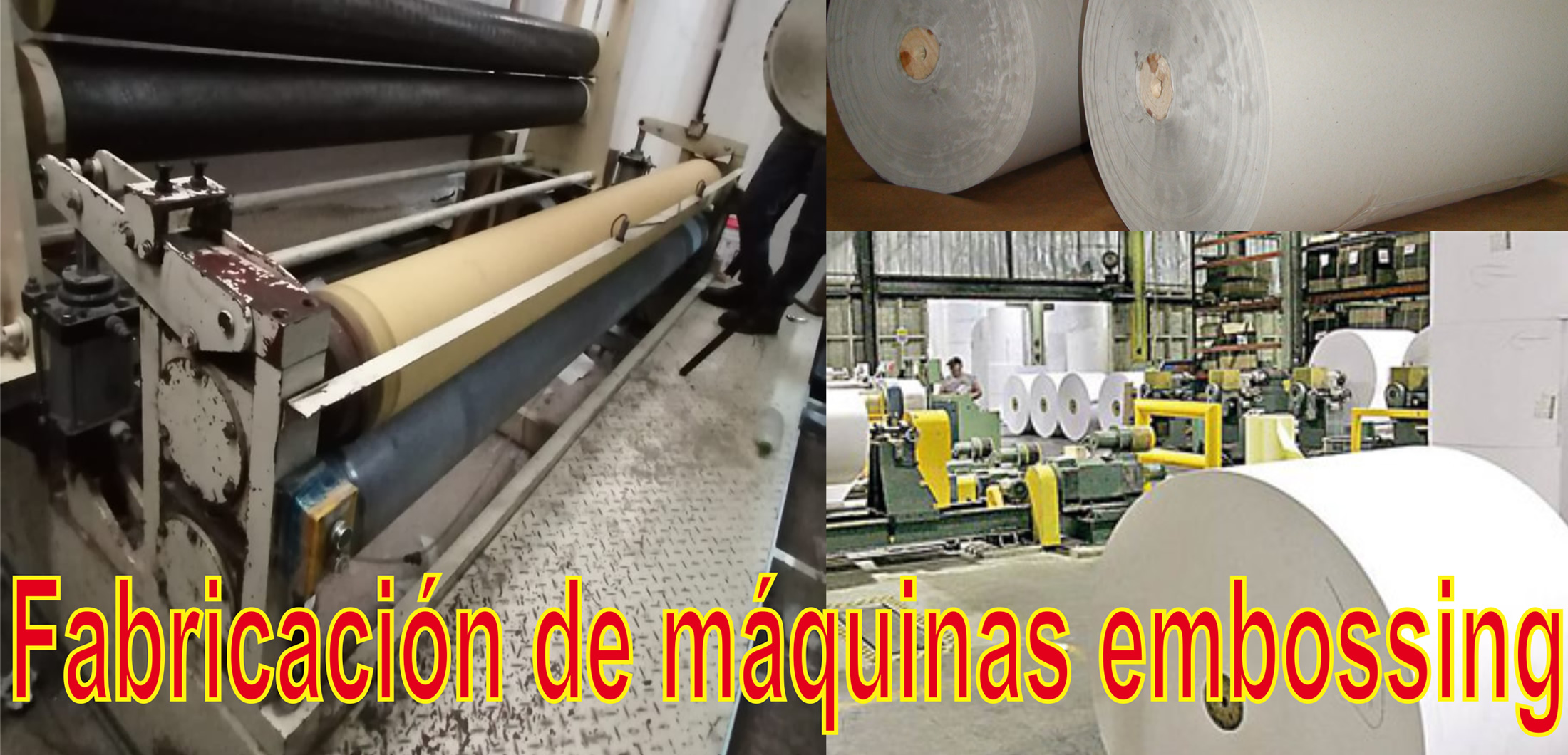 Fabricacin de mquinas embossing